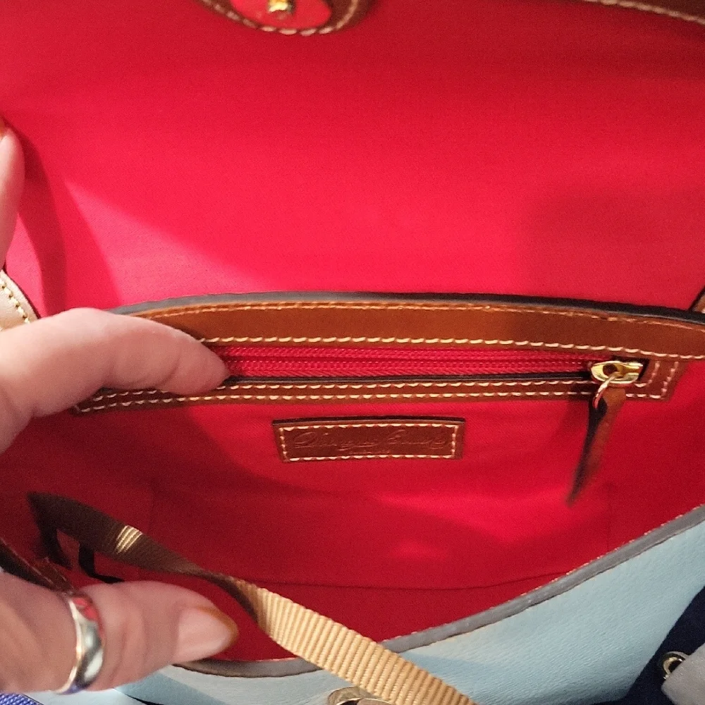 Dooney & Bourke Sky Blue Crossbody Bag - Picture 3 of 4